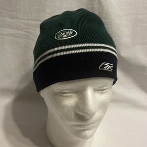 Vintage New York Jets Reebok NFL Green Beanie Player Issued #16 Percy Harvin
